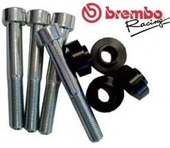 Brembo HPK Remklauw M4, GP4-RS/RX, 484 Afstandbusset 13MM Zwart (Double Ridge)