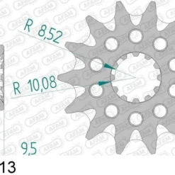 AFAM Tandwiel Voorzijde 13T - 420