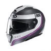 HJC I90 Davan Motorhelm -Ktm-Verkoopwinkel HJC I90 Davan zwart wit paars fb5e