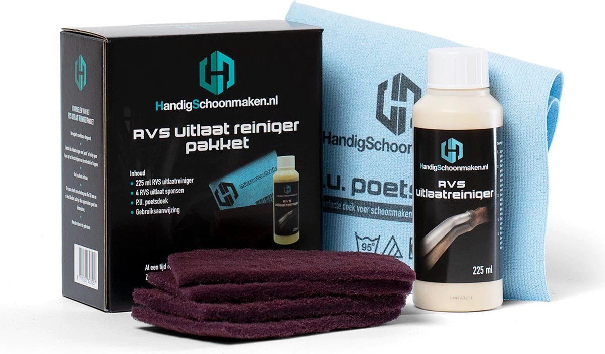 Handig Schoonmaken RVS Uitlaatreinigerset Handig Schoonmaken RVS Uitlaatreinigerset -Ktm-Verkoopwinkel Handig Schoonmaken RVS Uitlaatreinigerset 6a6c