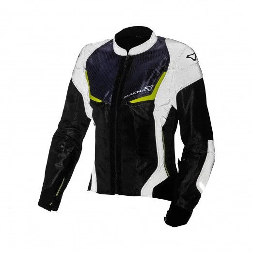 Macna Orcano Dames Night Eye Motorjas Macna Orcano Dames Night Eye Motorjas -Ktm-Verkoopwinkel Macna Orcano Night Eye Women zwart wit 6cbd