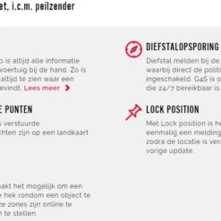 Mi01 GPS Tracker + Inbouw & Certificaat Motorfiets