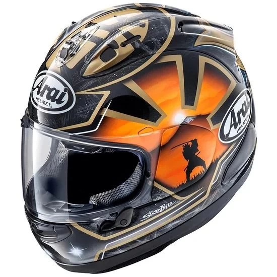 Arai RX-7V Evo Pedrosa Spirit Gold Motorhelm Arai RX-7V Evo Pedrosa Spirit Gold Motorhelm -Ktm-Verkoopwinkel