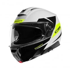 Schuberth C5 Eclipse Motorhelm -Ktm-Verkoopwinkel c5 eclipse wit geel voorzijde ce24