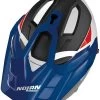 Nolan N70-2 X Stunner Motorhelm -Ktm-Verkoopwinkel nolan n70 2 x stunner blauw 1 609b