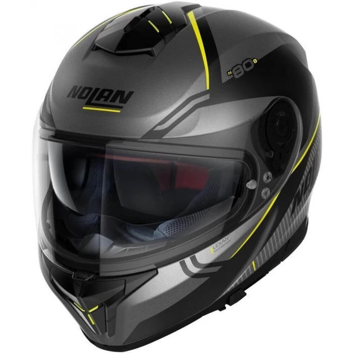 Nolan N80-8 Astute Motorhelm Nolan N80-8 Astute Motorhelm -Ktm-Verkoopwinkel nolan n80 8 astute fluo grijs zwart 0b37