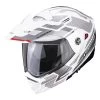 Scorpion ADX-2 Carrera Motorhelm -Ktm-Verkoopwinkel scorpion adx 2 carrera wit zilver f068