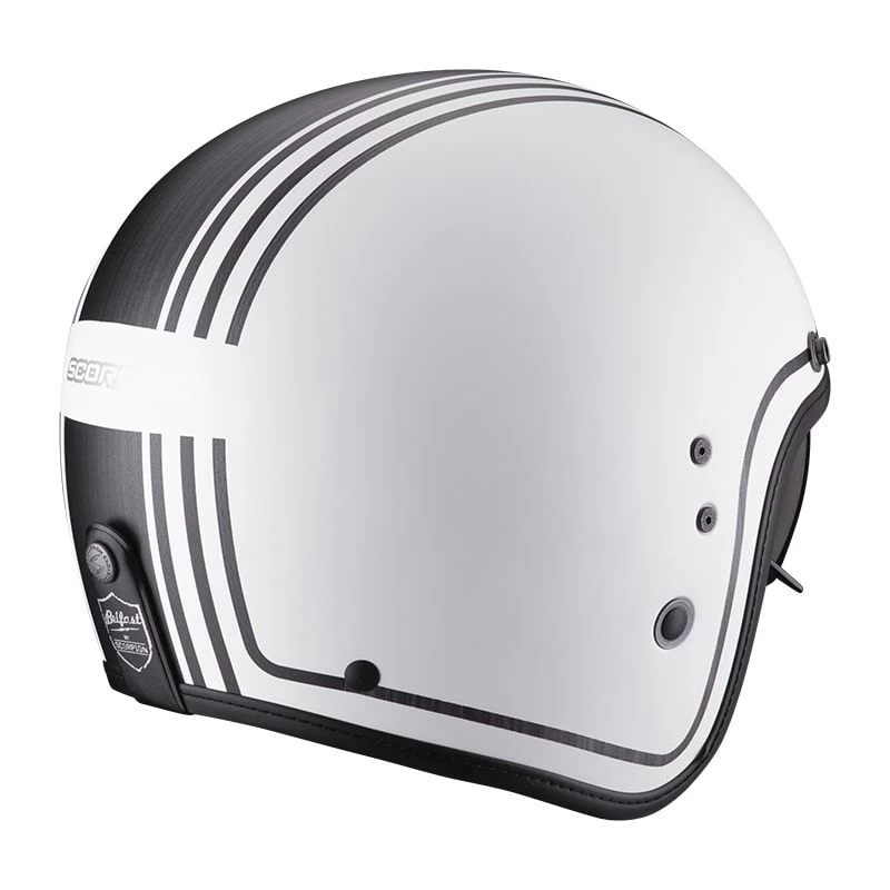 Scorpion Belfast Evo Retrol Motorhelm -Ktm-Verkoopwinkel scorpion belfast evo retrol blanc mat argent 2 928d