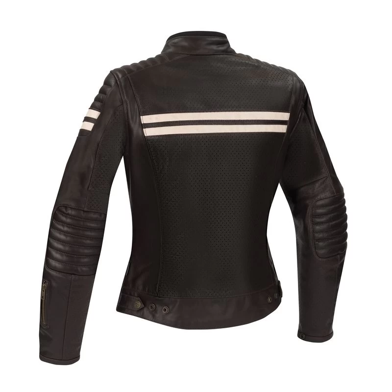Segura Lady Stripe Perfo Motorjas Segura Lady Stripe Perfo Motorjas -Ktm-Verkoopwinkel segura lady stripe perfo bruin beige 2 9a65