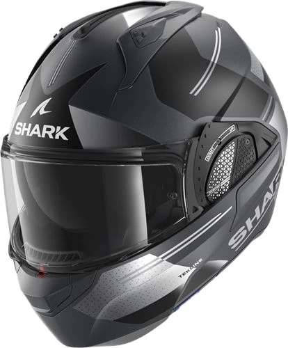 Shark Evo GT Tekline Motorhelm Shark Evo GT Tekline Motorhelm -Ktm-Verkoopwinkel shark evo gt tekline zwart grijs 4a16